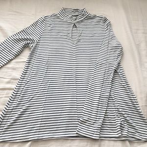 NWOT AEO Soft & Sexy Ribbed Mock Neck Shirt